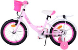 Ashley 16 Inch 23 cm Girls Coaster Brake Light pink/White-1