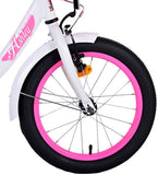 Ashley 16 Inch 23 cm Girls Coaster Brake White/Pink-3