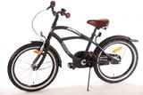 Black Cruiser 18 Inch 27 cm Boys Coaster Brake Matte black-3