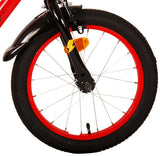 Cars 16 Inch 28 cm Boys Coaster Brake Red/Black-5