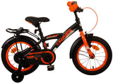 Thombike 14 Inch 22,5 cm Boys Coaster Brake Black/Orange-0