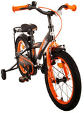 Thombike 16 Inch 23 cm Boys Coaster Brake Black/Orange-2