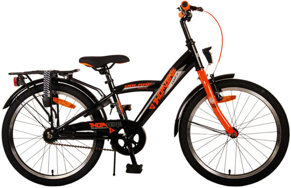 Thombike 20 Inch 23 cm Boys Coaster Brake Black/Orange-0