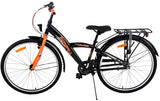 Thombike 26 Inch 33 cm Boys 3SP Coaster Brake Black/Orange-1