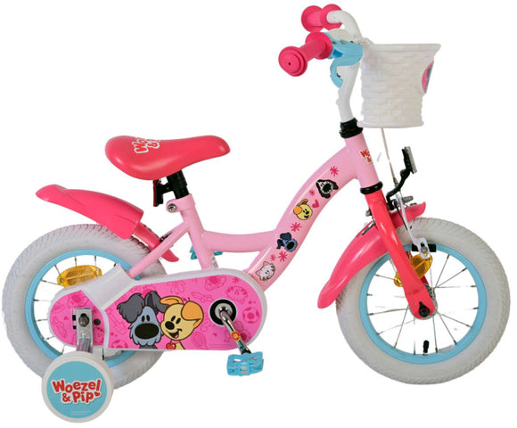 Woezel & Pip 12 Inch 20 cm Girls Coaster Brake Light pink-0