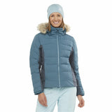 Ski Jacket Salomon Stormcozy Lady Light Blue-6