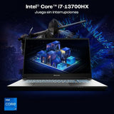 Notebook PcCom Revolt 4070 Spanish Qwerty Intel Core i7-13700HX 32 GB RAM 17,3" 500 GB SSD-5