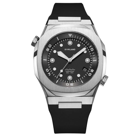 Men's Watch D1 Milano DEEP BLACK (Ø 43,5 mm)-0