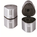 Pencil Sharpener Faber-Castell Grip 2001 3-in-1 Silver Metal (10 Units)-1