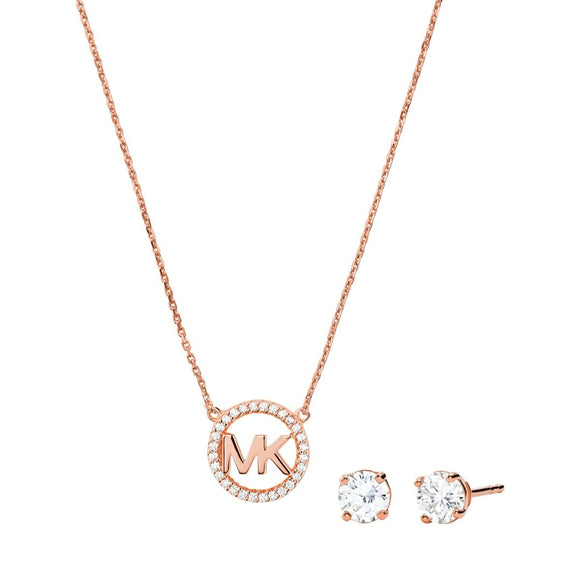 Women's necklace and matching earrings set Michael Kors MKC1260AN-0