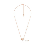 Women's necklace and matching earrings set Michael Kors MKC1260AN-3