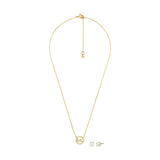 Women's necklace and matching earrings set Michael Kors MKC1260AN-4