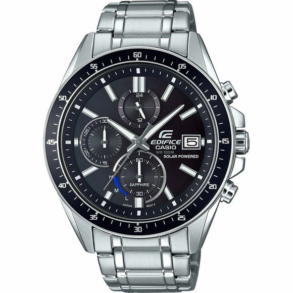 Men's Watch Casio EFS-S510D-1AVUEF Black Silver-0