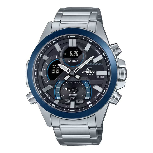 Men's Watch Casio EDIFICE SPORT Bluetooth® Black Silver (Ø 49 mm)-0