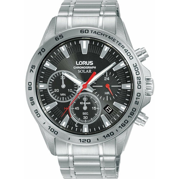 Men's Watch Lorus RZ501AX9 Black Silver-0
