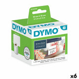 Roll of Labels Dymo S0722440 54 x 70 mm LabelWriter™ White (6 Units)-0
