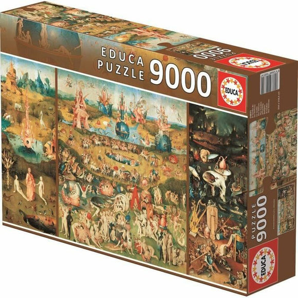 Puzzle Educa 14831 El Bosco - Garden of Delights 9000 Pieces-0