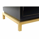 Sideboard DKD Home Decor   Black Golden Metal Poplar 150 x 50 x 80 cm-6