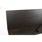 Sideboard DKD Home Decor Eiche MDF Holz (160 x 38 x 75 cm)