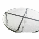 Side table DKD Home Decor Crystal Black Metal Modern (50 x 50 x 42 cm)-1