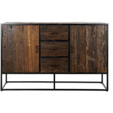 Sideboard DKD Home Decor Wood Metal Mango wood (140 x 43 x 91 cm)-2