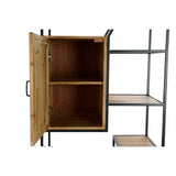 Shelves DKD Home Decor 80 x 40 x 180,5 cm Fir Natural Black Iron-6