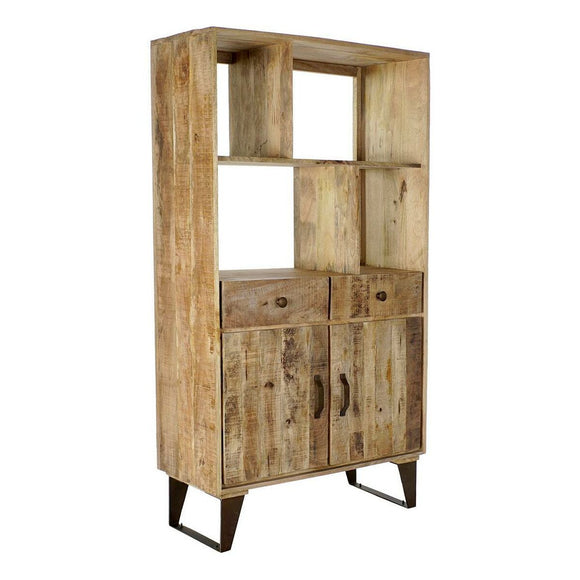 Shelves DKD Home Decor Metal Mango wood (95 x 40 x 170 cm)-0