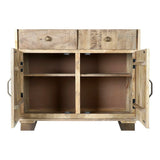 Shelves DKD Home Decor Metal Mango wood (95 x 40 x 170 cm)-5
