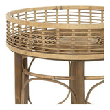 Side Table DKD Home Decor Rattan (2 pcs)-1