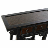 Side table DKD Home Decor Black Elm wood Dark brown (85 x 35 x 80 cm)-3