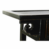 Side table DKD Home Decor Black Elm wood Dark brown (85 x 35 x 80 cm)-2