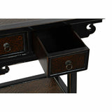 Side table DKD Home Decor Black Elm wood Dark brown (85 x 35 x 80 cm)-1