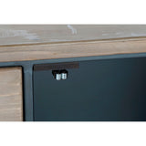 TV furniture DKD Home Decor 144 x 47 x 76 cm Natural Grey Metal-2