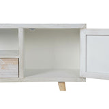 TV furniture DKD Home Decor White Wood Bamboo (140 x 40 x 51 cm)-3