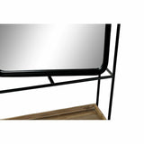 Wall mirror DKD Home Decor Black Natural Wood Metal Mirror 60 x 17 x 183 cm-3
