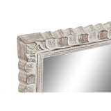 Wall mirror DKD Home Decor 8424001849895 White Natural Crystal Mango wood MDF Wood Indian Man Stripped 178 x 6 x 52 cm-1