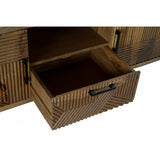 TV furniture DKD Home Decor 125 x 40 x 54,5 cm Natural Metal Light brown Mango wood-2
