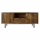 TV furniture DKD Home Decor 125 x 40 x 54,5 cm Natural Metal Light brown Mango wood-1