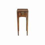 Side table DKD Home Decor Natural Modern (28 x 28 x 70 cm)-2