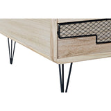 TV furniture DKD Home Decor Metal Paolownia wood (115 x 61 x 43 cm)-4