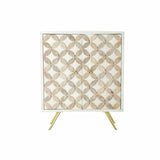 Sideboard DKD Home Decor White Golden Brass Mango wood (93 x 41 x 114,5 cm)-3