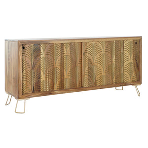 Sideboard DKD Home Decor Metal Rosewood (160 x 45 x 75 cm)-0