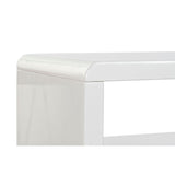 TV furniture DKD Home Decor White Crystal 140 x 40 x 50 cm MDF Wood-2