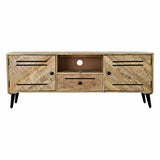 TV furniture DKD Home Decor Brown Metal Mango wood (150 x 59 x 40 cm)-3