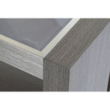 Sideboard DKD Home Decor Crystal Grey Aluminium Oak Tempered Glass (165 x 39 x 76 cm)-2