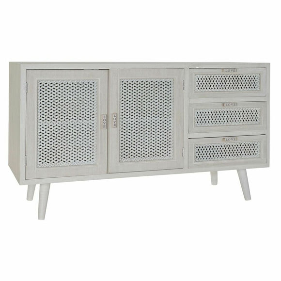 Sideboard DKD Home Decor White Wood MDF (110 x 41 x 64 cm)-0
