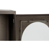 TV furniture DKD Home Decor Black Crystal Metal (150 x 50 x 45 cm)-4