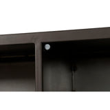 TV furniture DKD Home Decor Black Crystal Metal (150 x 50 x 45 cm)-3