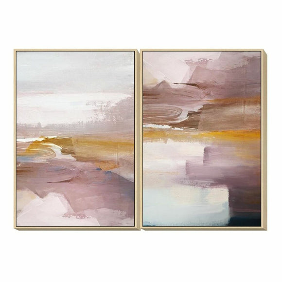 Painting DKD Home Decor S3018409 Abstract Modern (80 x 4 x 120 cm) (2 Units)-0