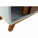 TV furniture DKD Home Decor White 100 x 40 x 50 cm Brown MDF Wood-5
